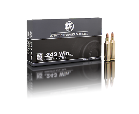 BALA RWS KS CAL. 243 WIN.