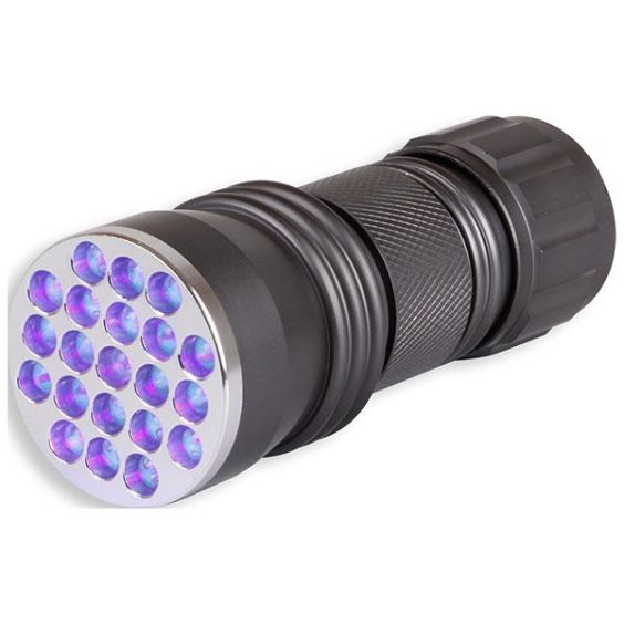 LINTERNA KALI KUNNAN DARK LIGHT UV 21 LEDS