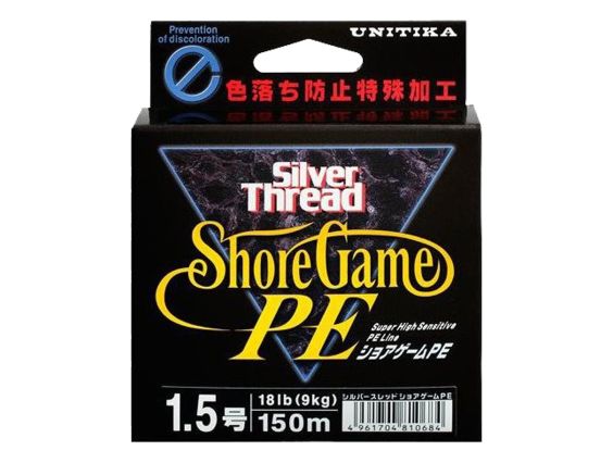 TRENZADO UNITIKA SILVER THREAD SHORE GAME PE 