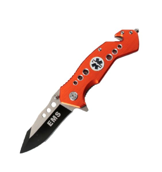 NAVAJA TÁCTICA ASISTIDA EMBLEMA