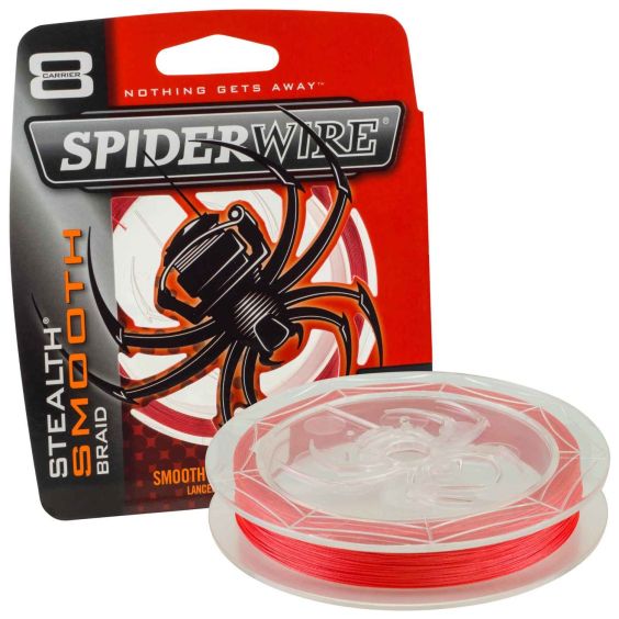 TRENZADO SPIDERWIRE STEALTH SMOOTH 8X 300MTS ROJO