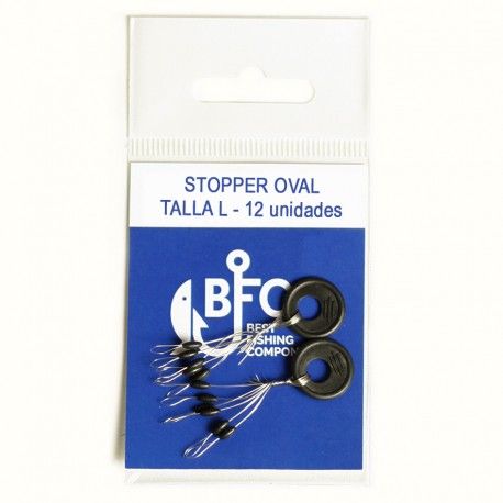STOPPER OVAL BFC NEGRO