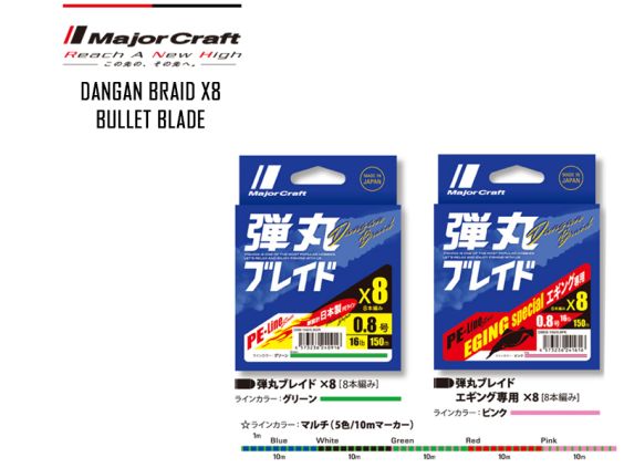 TRENZADO MAJOR CRAFT DANGAN BRAID X8 