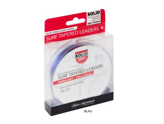COLA DE RATA SOLID SURF TAPERED LEADERS 15MX10U 