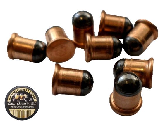 BALA FLOBERT S&B SHORT 6MM