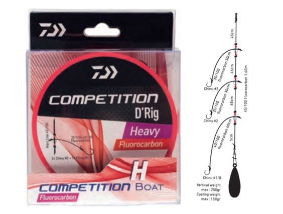 BAJO MONTADO DAIWA COMPETITION BOAT 