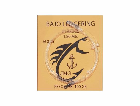 BAIX DE LÍNIA JMG LEDGERING 3 LLARGS AMB PERLA 0.35 180MTS