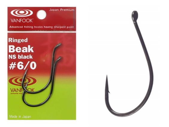 ANZUELO VANFOOK RINGED BEAK BLACK