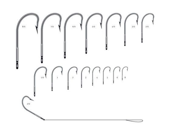 ANZUELO SIMPLE EVIA MONTADO CON ACERO