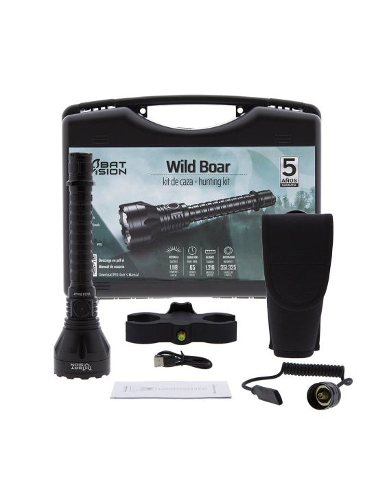 LINTERNA BAT VISION KIT WILD BOAR 1118 LUMENES