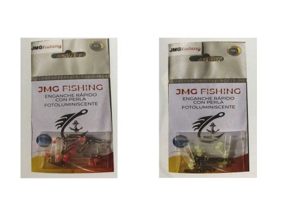 ENGANCHE RÁPID JMG FISHING CON PERLA FLUORESCENTE