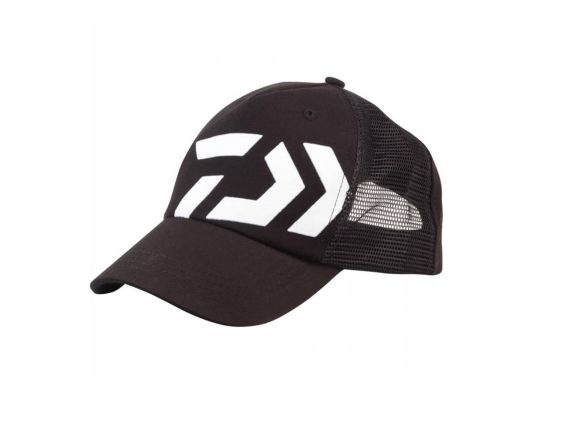 GORRA DAIWA TRUCKER NEGRA CON LOGO BLANCO