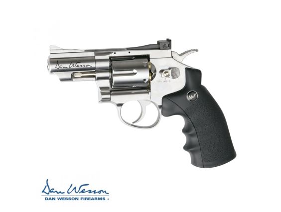 REVOLVER DAN WESSON SILVER