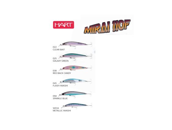 HART MIRAI MINNOW 110F