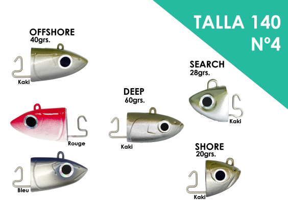 CABEZA BLACK MINNOW 140 SHORE