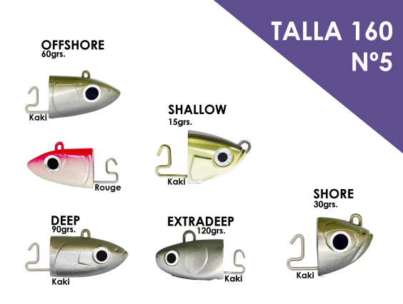 CABEZA BLACK MINNOW 160 SHORE