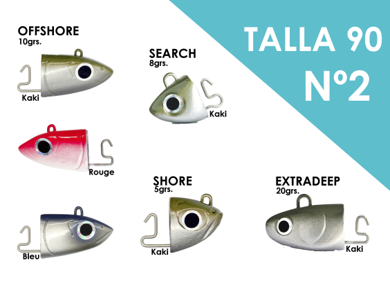 CABEZA BLACK MINNOW 90 SHORE