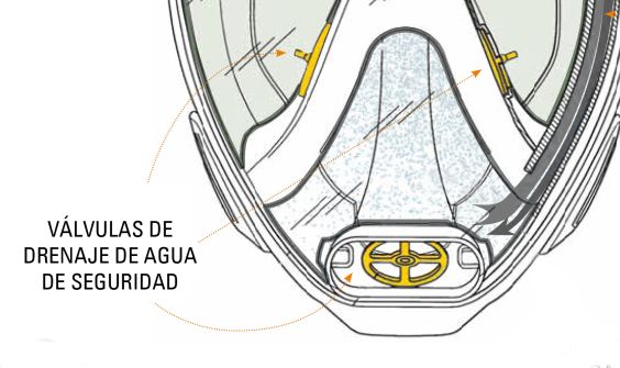 MÁSCARA DE SNORKEL CRESSI BARON 